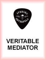 AVENGED SEVENFOLD MEDIATOR Medium PLECTRUM Guitar Pick - Accesorios & Cubiertas