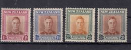 New Zealand 1947 King Georg VI Mi#295-298 Mint Never Hinged - Nuovi