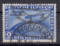 Germany Deutsches Reich 1933 Chicago Zeppelin Mi#497 Used - Used Stamps