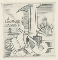 Ex Libris J. Edouard Diamond - ? - Exlibris