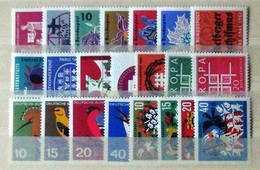 Germany - 1963 - Mi:DE 390-411 Yt:DE 262-283**MNH - Compl.year - Look Scan - Collections Annuelles