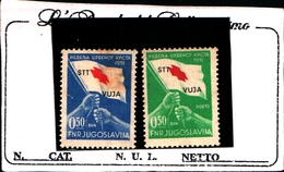 93386) ITALIA.-TRIESTE  ZONA B (STT VUJNA)-1951 CROCE ROSSA-MNH** - Mint/hinged