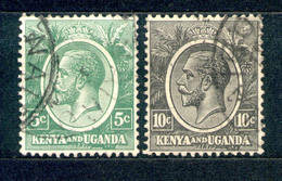 Kenya And Uganda - Kenia Und Uganda 1925 - Michel Nr. 22 - 23 O - Kenya & Ouganda