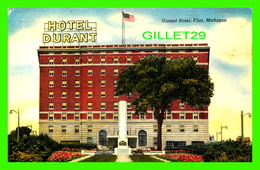 FLINT, MI - DURANT HOTEL - TRAVEL IN 1957 -  LOVEGROVE'S WHOLESALE INC - - Flint