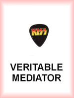 KISS MEDIATOR Medium PLECTRUM Guitar Pick (nom) - Accesorios & Cubiertas