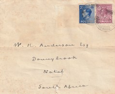 Great Britain Cover South Africa - 1936 - King Edward VIII King George V Rock Wadebridge Cornwall - Briefe U. Dokumente