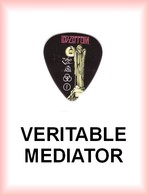 LED ZEPPELIN MEDIATOR Medium PLECTRUM Guitar Pick IV Lanterne - Zubehör & Versandtaschen