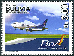 Bolivie Bolivia 2011 BOA Boliviana De Aviacion Compagnie Aérienne Boeing 737 (YT 2104) - Aviones