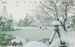 TC JAPON / NTT 310-088 B 1  - Paysage Hivernal TBE - Winter Landscape JAPAN Phonecard - Winterlandschaft - Landschaften