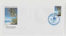 Madagascar Madagaskar 2002 FDC 1er Jour Landscape Paysage Nosy Iranja - Madagascar (1960-...)