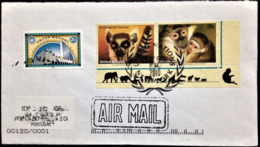 United Nations, New York, Circulated Cover To Portugal, "Fauna", "Endangered Species", 2010 - Cartas & Documentos