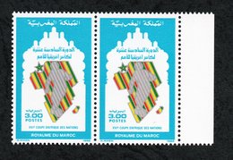 1988 - Morocco - The 16th African Nations Cup Football Competition - Pair Of Stamps - Complete Set 1v.MNH** - Afrika Cup