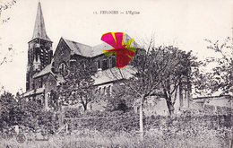 FEIGNIES - L'Eglise - Carte Circulé En 1921 - Feignies