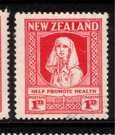 NZ 1930 1d+1d Health SG 545 FU #BFE24 - Ongebruikt
