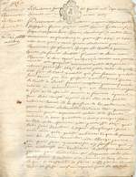 CHATEAUGONTIER LONCHERAY CHAUVINEAU LE COMTE 1761 GUILLAUME FIZE SEIGNEUR SAINT-BRICE BONNEAU CACHET GENERALITE - Manuscrits