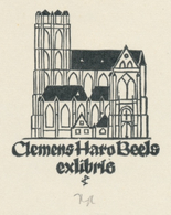 Ex Libris Clemens Haro Beels - Ottmar Premstaller (1927-2018) - Ex-Libris