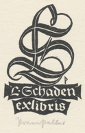 Ex Libris L. Schaden - Ottmar Premstaller (1927-2018) - Ex-Libris