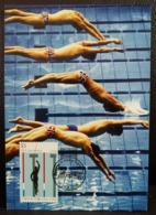 Olympic Games Sports Maximum Card 2015 Olympics Mark Spitz, Munich 1972, Hong Kong Swimming Type B - Maximumkaarten