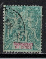 INDE         N°  YVERT  :  4  OBLITERE       ( Ob   5/19  ) - Used Stamps