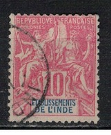 INDE         N°  YVERT  :  14  OBLITERE       ( Ob   5/19  ) - Used Stamps