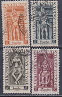 Inde N° 236 + 239 / 40 + 242 O  Partie De Série  Divinités : Les 4 Valeurs Oblitérations Moyennes Sinon TB - Used Stamps