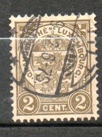 LUXEMBOURG 2cgris Olive 1907 N°90 - 1907-24 Coat Of Arms