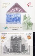 EXFILNA 1992 Spanien Block 44 SD25+Bl.51 SD27 ** 50€ Kolumbus Flotte Hoja History Blocs Ship Sheets Philatelic Bf Espana - Prove & Ristampe