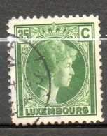 LUXEMBOURG  G D Charlotte 1930 N° 221 - 1926-39 Charlotte Right-hand Side