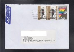 HOLLAND, COVER / PRIORITY, REPUBLIC OF MACEDONIA ** - Briefe U. Dokumente