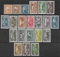 GRAND-LIBAN - 1930 - YVERT N°128/148 * MLH (134 + 136 OBLITERES) - COTE = 163 EUR. - Nuevos