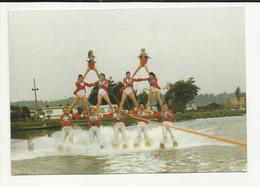 SPORT . SKI NAUTIQUE .  PYRAMIDE .  . .   PYRAMIDE DEUBBEL TOP   . KLEIN STRAND . JABBEKE . BELGIQUE - Wasserski