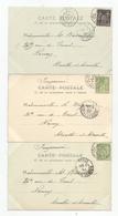 63 Puy De Dome Royat Lot De 3 Cpa Cachet 1900 - 1877-1920: Semi-Moderne