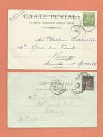 13 Marseille   Lot 2 Cpa Cachet 1900 Et 1899 - 1877-1920: Semi Modern Period