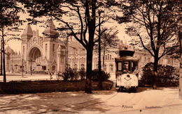 ALTONA : HAUPTBAHNHOF / GARE PRINCIPALE / THE MAIN TRAIN STATION : TRAM / TRAMWAY - ANNÉE / YEAR ~ 1910 - RRR ! (ae313) - Altona