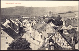 1920 Gelaufene Karte, Gruss Aus Hallau - Hallau