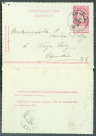 Carte-Lettre 10c. Fine Barbe Obl; Sc ENSIVAL Du 10 Sept. 1900 Vers Pépinster - 15286 - Letter-Cards