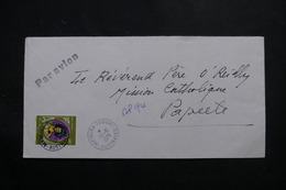 POLYNÉSIE - Enveloppe De Mataura- Tubuai Pour Papeete En 1976 Par Avion, Affranchissement Plaisant - L 56040 - Briefe U. Dokumente
