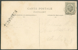 N°53 - 1c. Armoirie Obl. Sc BRUXELLES DEPART Sur CV (Grand Bassin Du Parc) + Griffe De TERVUEREN Vers Ixelles - 15288 - Linear Postmarks