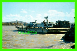 Delcampe - BATEAU, SHIP - " FORT TICONDEROGA FERRY " - ANIMATED WITH OLD CARS - AMERICAN SAFETY ADV, - - Fähren