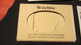 DR: Heft Wörlitz 10 Echte Foto-Aufnahmen Vom Heldge-Verlag Köthen Format 9,5x7 Cm - Wörlitz