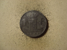 MONNAIE BELGIQUE 1 FRANC 1941 ( Belgique - Belgie ) - 1 Franc
