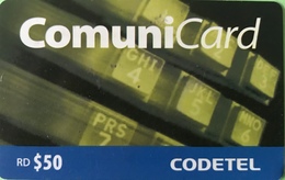 DOMINICAINE  -  Prepaid  -  CODETEL - ComuniCard  -  RD$50 - Dominicana