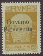 ITALIA - FIUME SASS. 157ob  NUOVO - Fiume