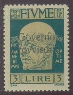 ITALIA - FIUME SASS. 161zb NUOVO - Fiume