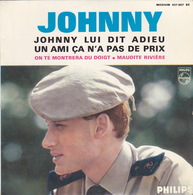 JOHNNY HALLYDAY - EP - 45T - Disque Vinyle - Johnny Lui Dit Adieu - 437007a - Andere - Franstalig
