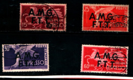 93437) ITALIA.- Trieste AMG-FTT-Democratica, Soprastampa Su Due Linee - ESPRESSI - 1947-USATI - Express Mail