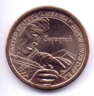 US.A. 2017 D: 1 Dollar, Sequoyah, KM 640 - Commemorative