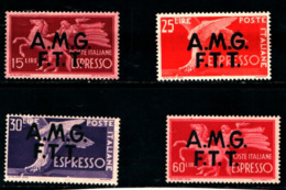 93438) ITALIA.- Trieste AMG-FTT-Democratica, Soprastampa Su Due Linee - ESPRESSI - 1947-MNH** - Poste Exprèsse