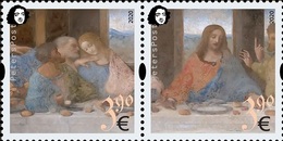 Finland. Peterspost. Leonardo Da Vinci. "The Lord's Supper", MILANOFIL-2020, Set Of 2 Stamps - Unused Stamps