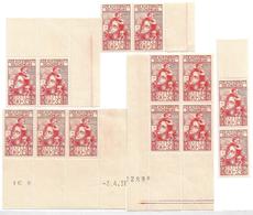 France N°428** Fragments De Feuille, 13 Timbres  Cote 55.9€ - Feuilles Complètes